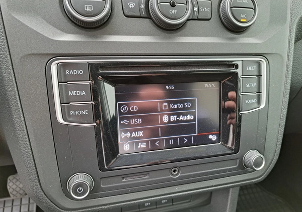 Volkswagen Caddy cena 94900 przebieg: 104137, rok produkcji 2019 z Gniezno małe 154